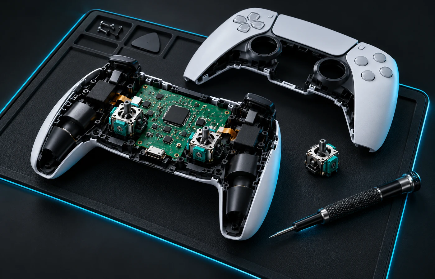 Immagine illustrativa dei componenti interni di un controller